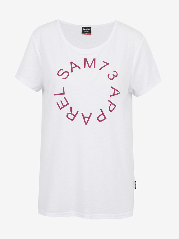 Sam 73 Fehér női nyomtatott póló SAM 73 Arias