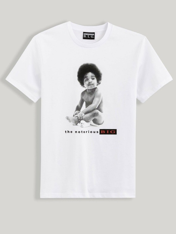 Celio Fehér férfi nyomtatott póló Celio Lvebig