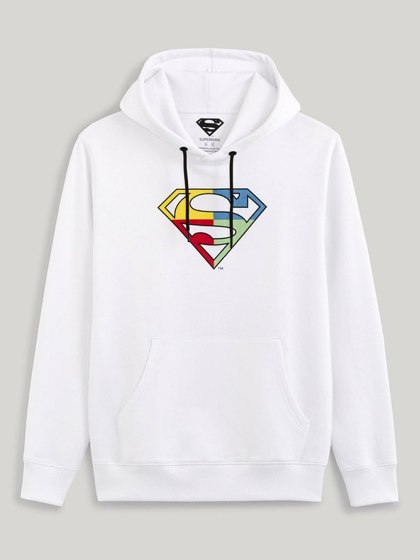 Celio Fehér férfi nyomtatott pulóver Celio Lvemansw