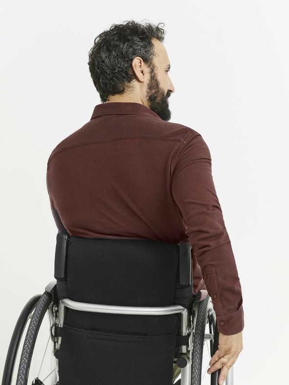 Celio Férfi bordó mosott ing zsebbel Celio