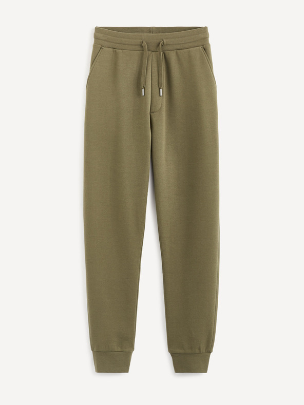 Celio Khaki színű férfi melegítőnadrág Celio