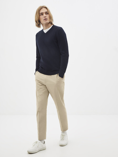 Celio Sötétkék gyapjú pulóver Celio Semeriv