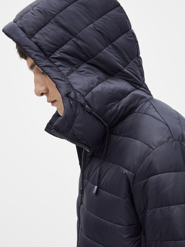 Celio Sötétkék steppelt kabát Celio Sucolor