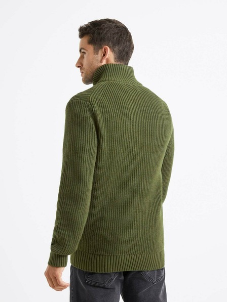 Celio Zöld férfi pulóver Celio Veviking