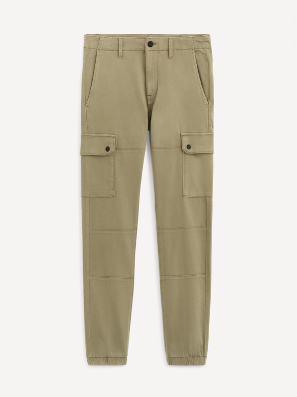 Celio Férfi khaki színű nadrág Celio Solyte