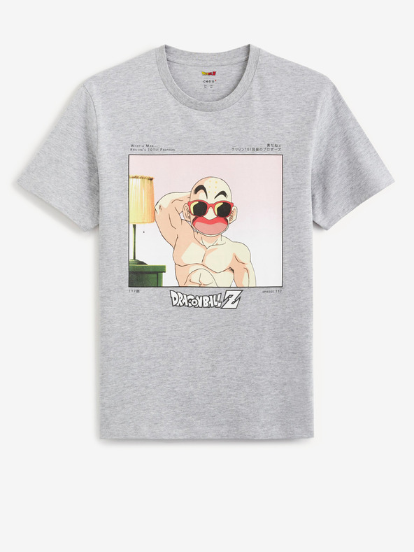 Celio Szürke férfi Celio Dragon Ball Super póló