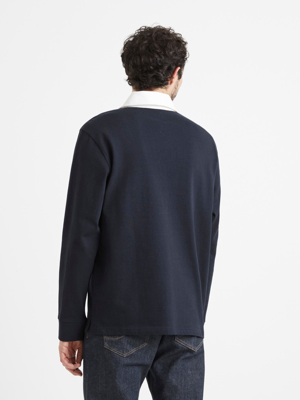 Celio Sötétkék Celio Vemix férfi póló póló