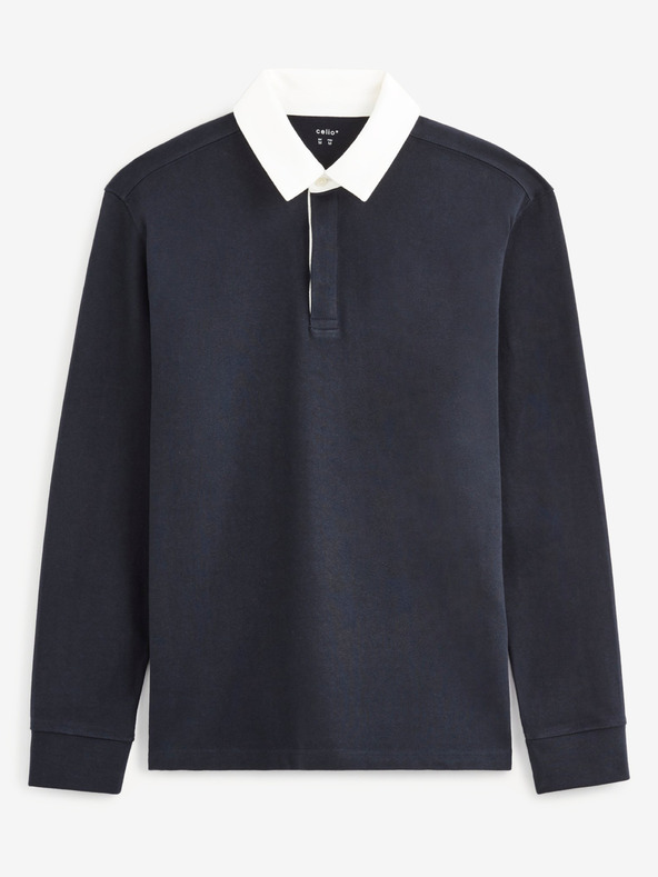 Celio Sötétkék Celio Vemix férfi póló póló