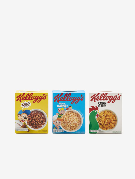 Celio Három darabos férfi fehér Celio Kellogg's zokni készlet