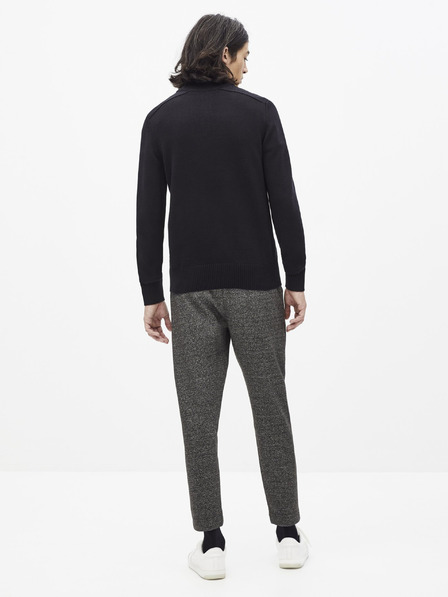 Celio Fekete férfi pulóver állógallérral Celio Serome