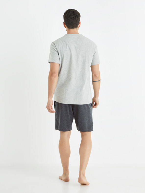 Celio Szürke férfi pizsama Celio