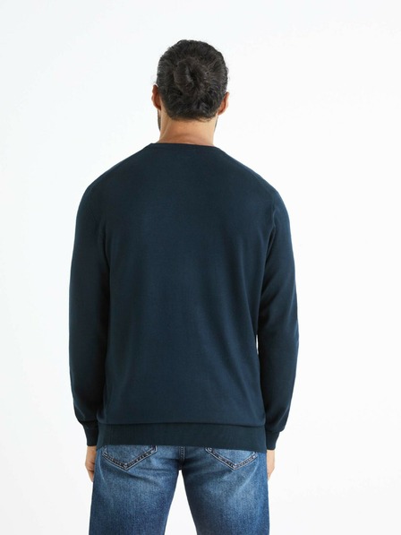 Celio Sötétkék férfi pulóver Celio Befirst