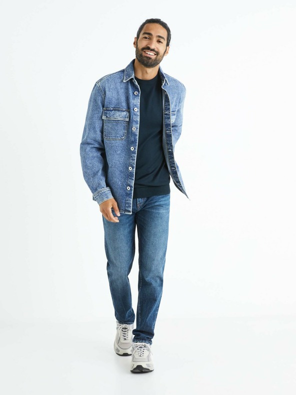 Celio Sötétkék férfi pulóver Celio Befirst