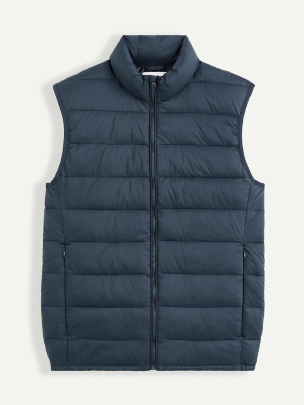 Celio Sötétkék férfi steppelt mellény Celio Bulock