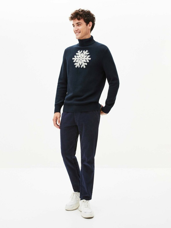 Celio Sötétkék férfi garbó Celio Peneige