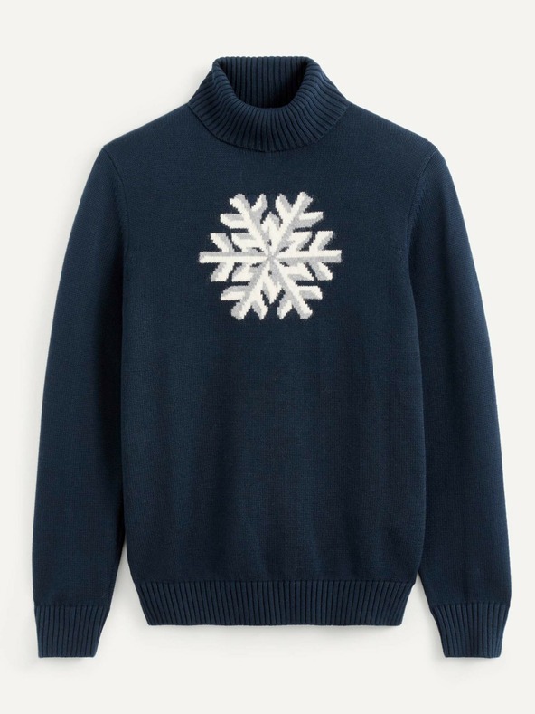 Celio Sötétkék férfi garbó Celio Peneige