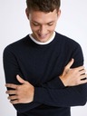 Celio Sötétkék férfi kasmír pulóver Celio Jecloud