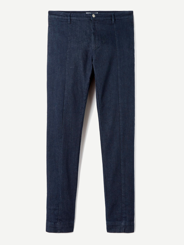 Celio Sötétkék férfi slim fit farmer csíkkal Celio C25