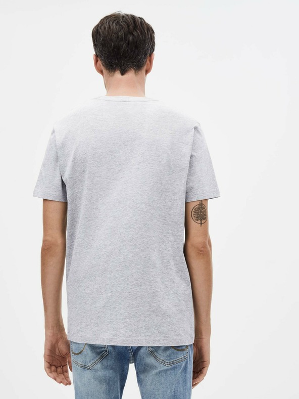 Celio Világosszürke férfi nyomtatott póló Celio Street Fighter