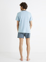 Celio Kék férfi Celio Bigbro pizsama
