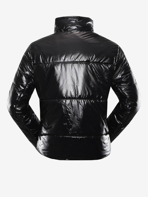 NAX Fekete női vízlepergető steppelt kabát NAX Collina