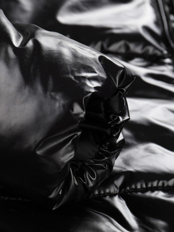 NAX Fekete női vízlepergető steppelt kabát NAX Collina