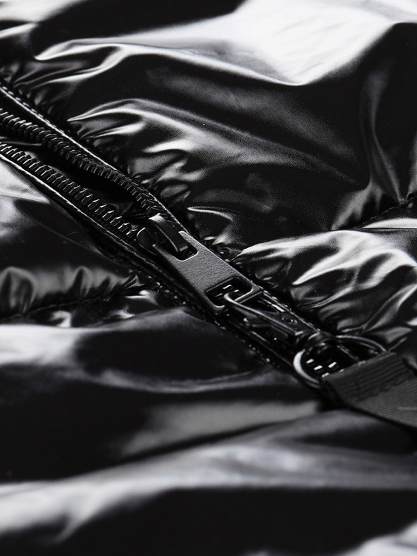 NAX Fekete női vízlepergető steppelt kabát NAX Collina