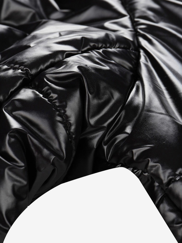 NAX Fekete női vízlepergető steppelt kabát NAX Collina