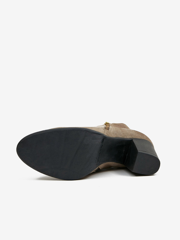 Ojju Szürke női szarvasbőr bokacsizma OJJU