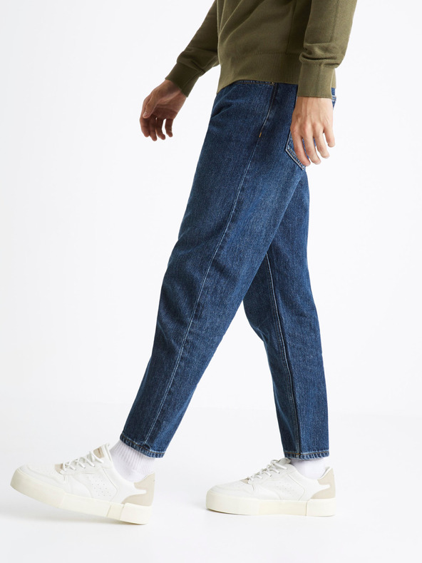 Celio Kék férfi egyenes szabású farmer Celio C85 Corelax2