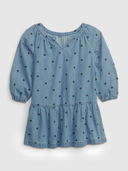 GAP Baby dzseki ruha pöttyös GAP