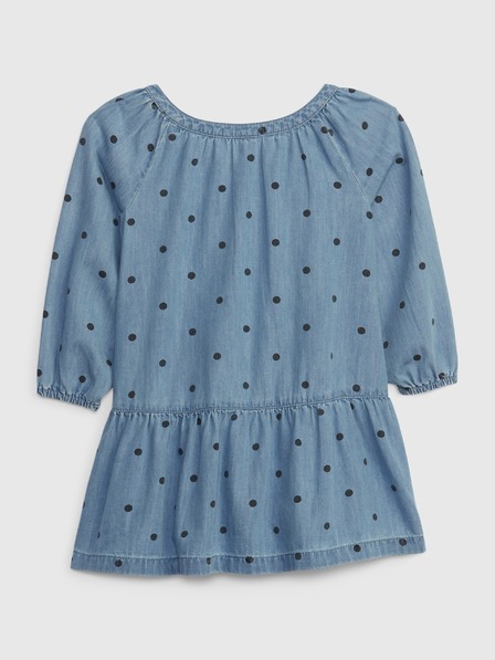 GAP Baby dzseki ruha pöttyös GAP