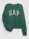 GAP Gyerek pulóver logóval és fleece béléssel GAP