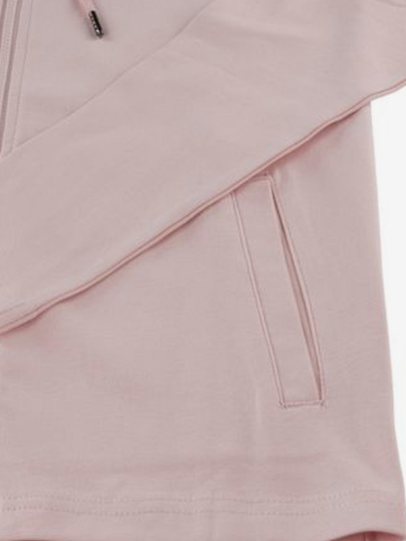 ALPINE PRO Rózsaszín női cipzáras kapucnis pulóver ALPINE PRO DEGREVA