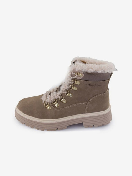 ALPINE PRO Szürke női téli bokacsizma ALPINE PRO DUNETA