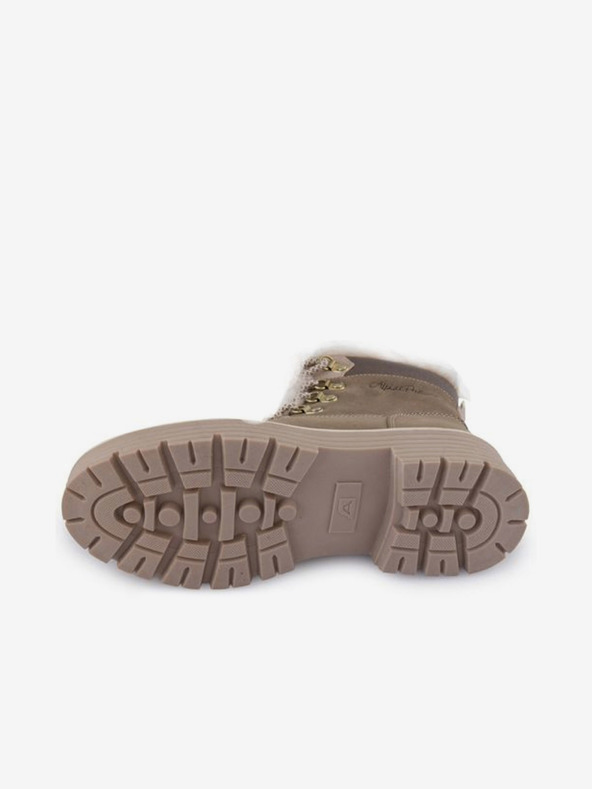 ALPINE PRO Szürke női téli bokacsizma ALPINE PRO DUNETA