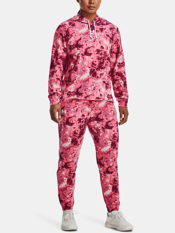Under Armour Női melegítők Under Armour Rival Terry Print Jogger