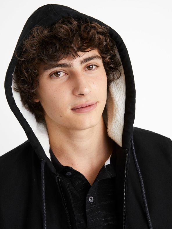 Celio Fekete férfi Celio Cuhoodie dzseki