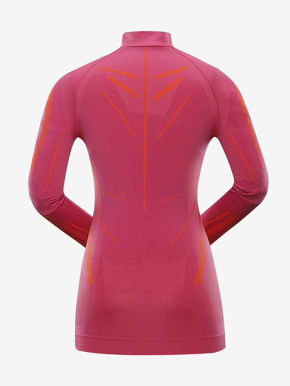 ALPINE PRO Sötétrózsaszín női funky póló ALPINE PRO Lubina