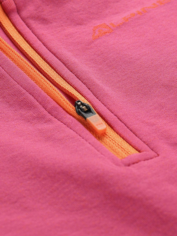 ALPINE PRO Sötétrózsaszín női funky póló ALPINE PRO Lubina