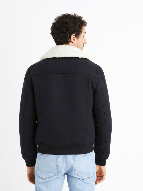 Celio Fekete férfi kabát Celio Cuaviator