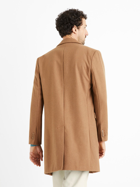 Celio Barna férfi gyapjú kabát Celio Cubello
