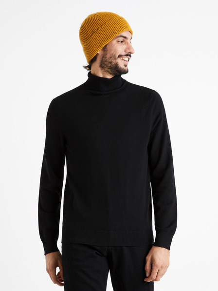 Celio Fekete férfi Celio Cerouley garbó pulcsi