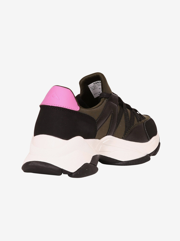 NAX Rózsaszín és khaki színű női tornacipő NAX IFERA