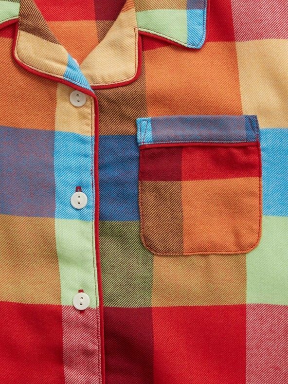 GAP Gyerek kockás pizsama GAP