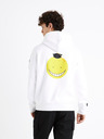Celio Fehér Férfi Sweatshirt Nyomtatott hátul Celio Assassination Classroom