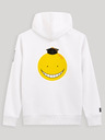Celio Fehér Férfi Sweatshirt Nyomtatott hátul Celio Assassination Classroom
