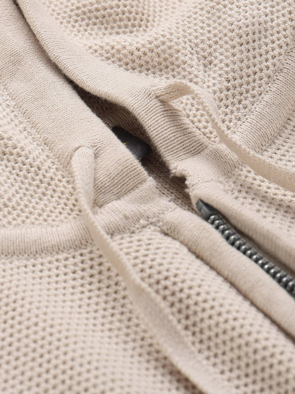 NAX Krémszínű férfi NAX Polin kapucnis pulóver NAX Polin kapucnis pulóver