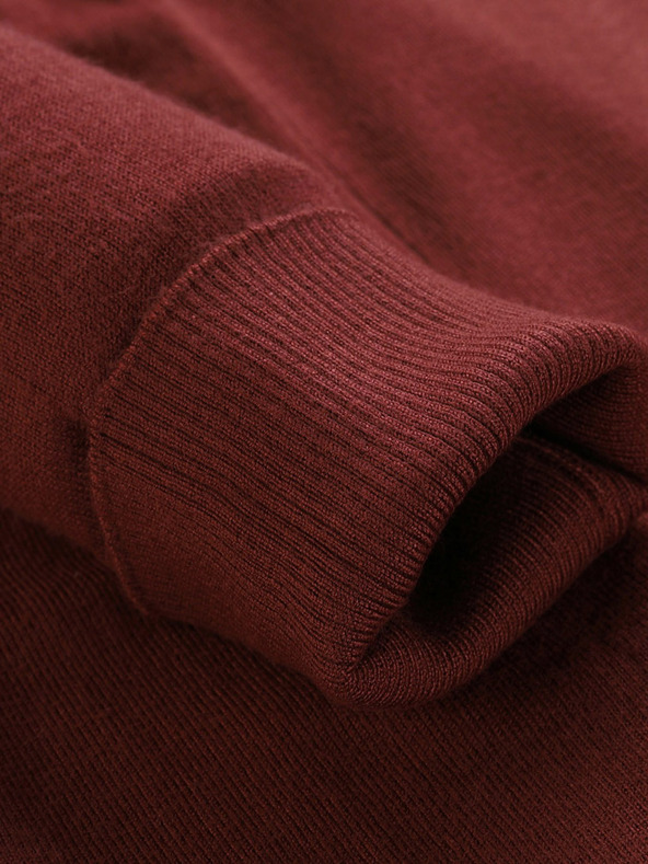 NAX Női bordó hosszú pulóver NAX Edera