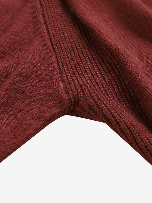 NAX Női bordó hosszú pulóver NAX Edera